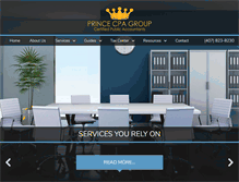 Tablet Screenshot of princecpagroup.com